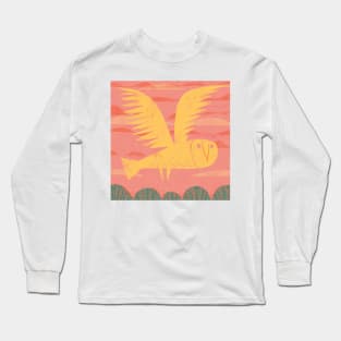 Yellow Owl Long Sleeve T-Shirt